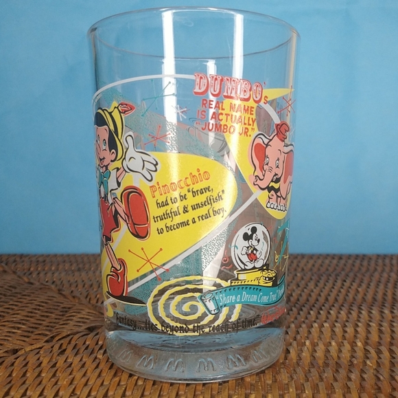 Disney World Tinkerbell Pinocchio Bambi Mad Hatter Dumbo castle drinkware - Picture 7 of 7